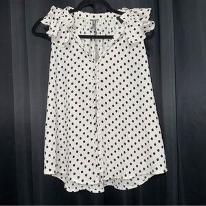 NWTS Anthropology Polkadot Top